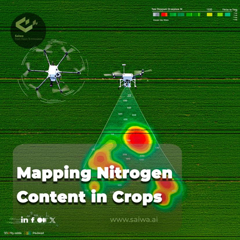 Mapping Nitrogen Content in Crops