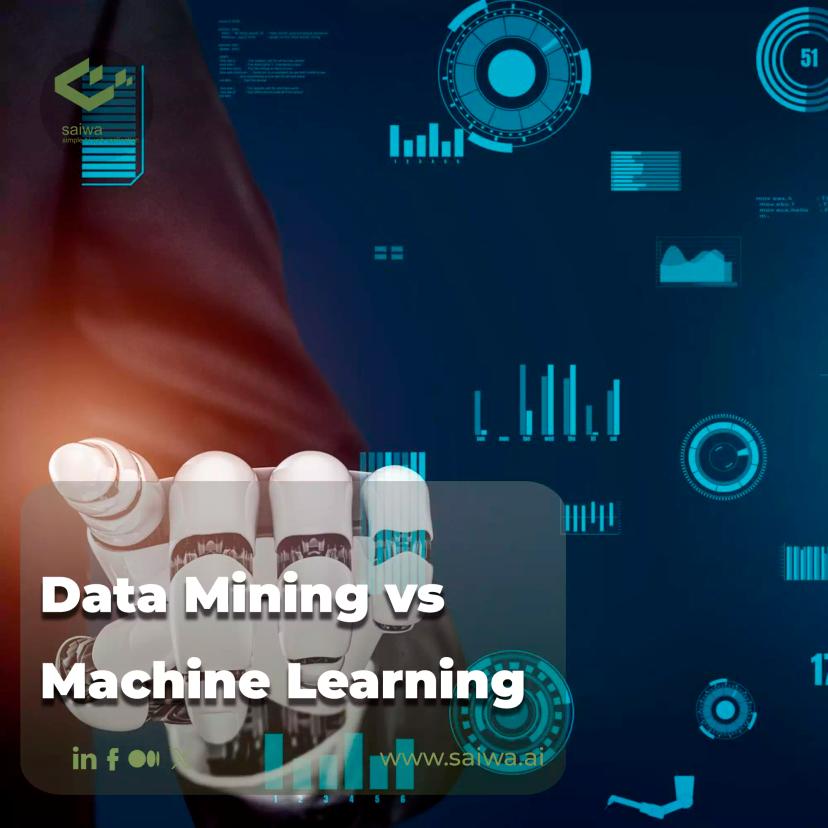 Key differences of Data Mining vs Machine Learning