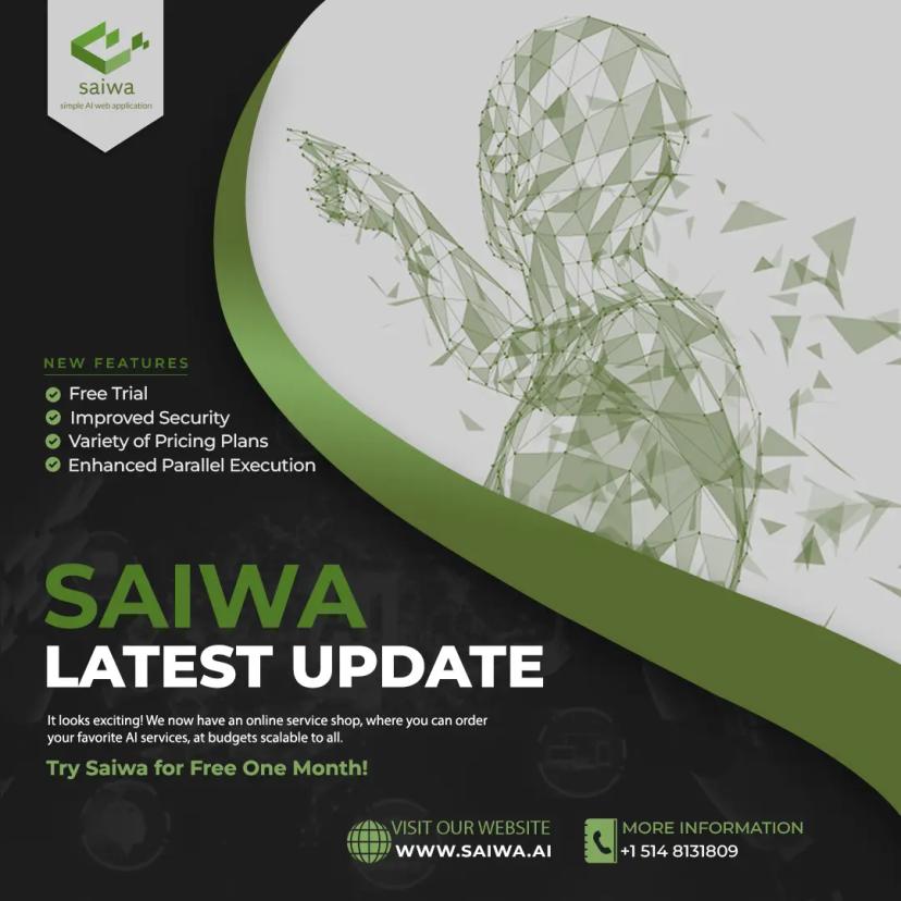 SAIWA LATEST UPDATE
