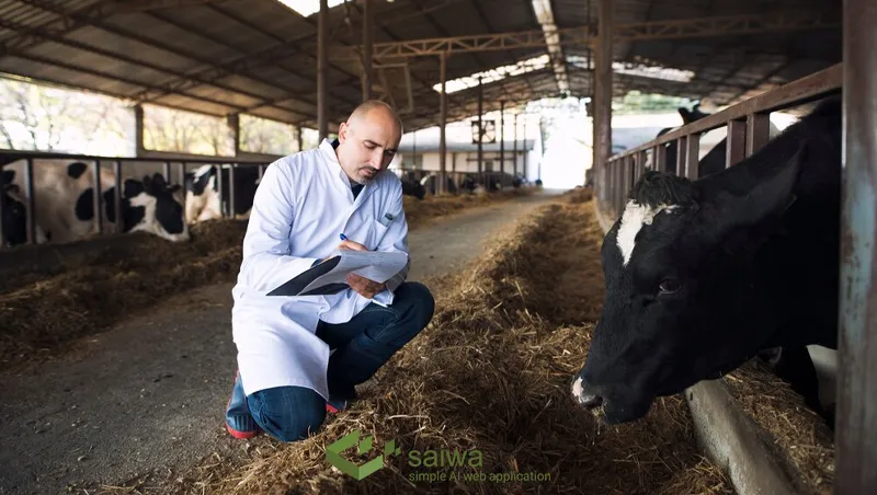 How AI in livestock management is used to monitor the health of livestock?